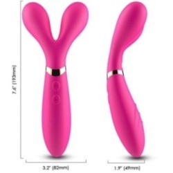 Y-WAND MASSAGE & VIBRATEUR DOUBLE TÊTE FUCHSIA