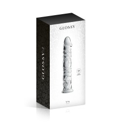 Glossy Toys n°4, gode réaliste en verre 16,5 cm