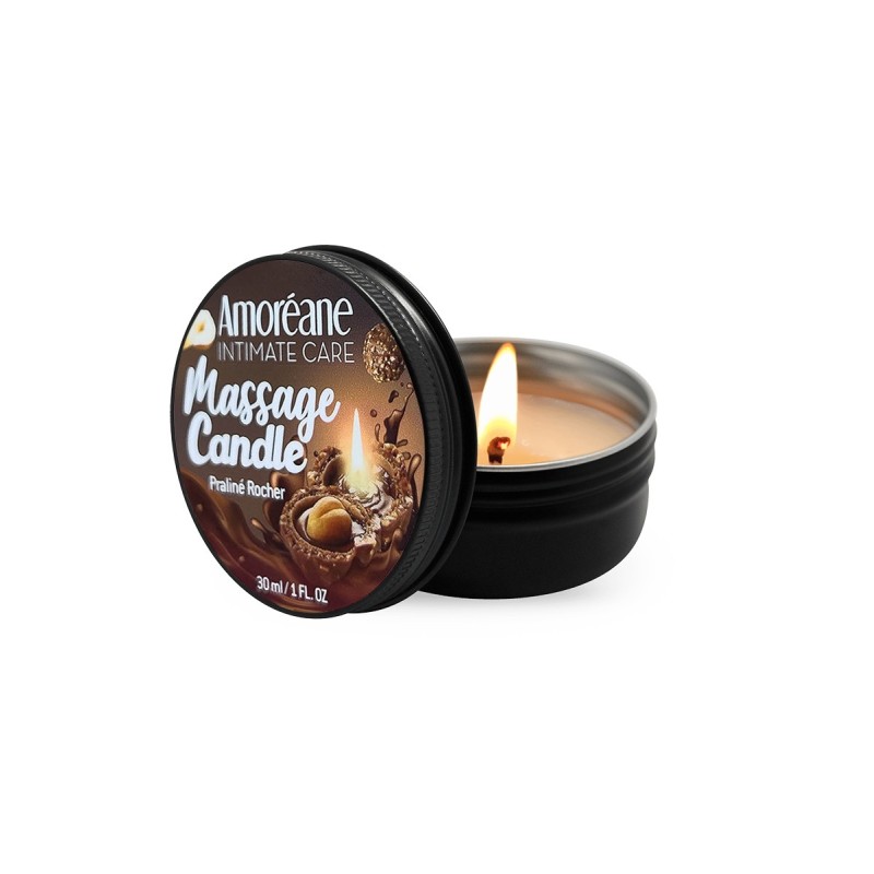 Bougie de massage Rocher Praliné - Amoreane Bougie de massage Rocher Praliné - Amoreane