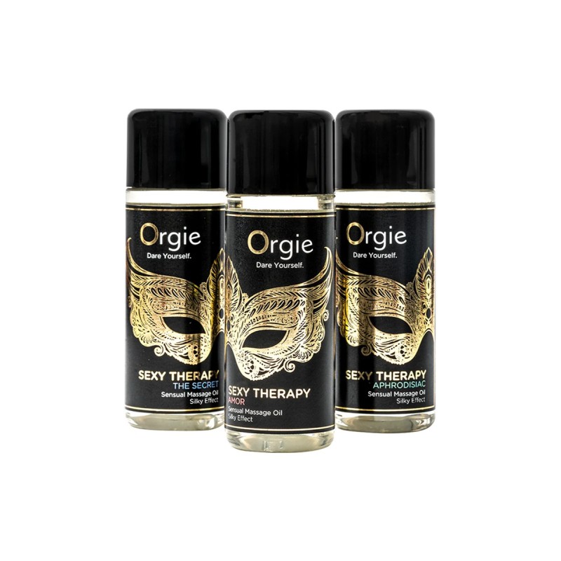 Coffret 3 huiles de massage sensuel Sexy Therapy Collection Coffret 3 huiles de massage sensuel Sexy Therapy Collection