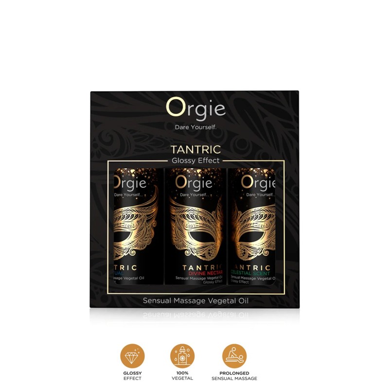 Coffret 3 huiles de massage Sensuel Tantric Collection Coffret 3 huiles de massage Sensuel Tantric Collection