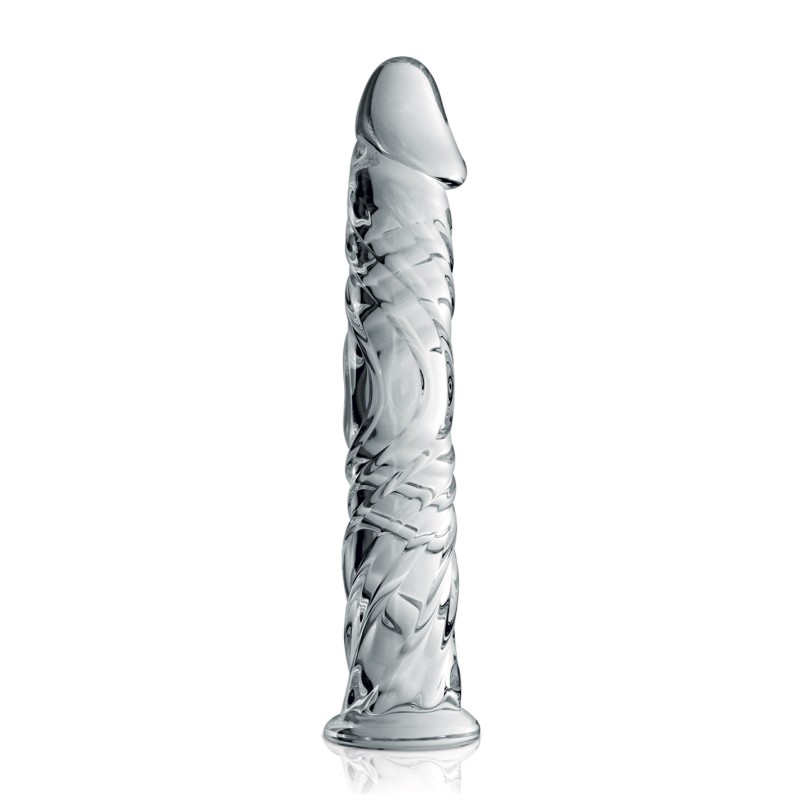 Glossy Toys n°4, gode réaliste en verre 16,5 cm