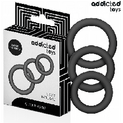 LOT DE ANNEAUX EN SILICONE MODÈLE 1