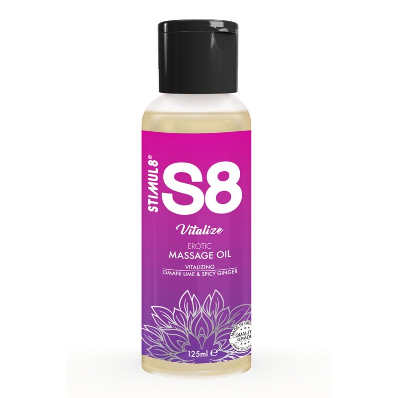 Huile de massage S8 Vitalize 125ml Huile de massage S8 Vitalize 125ml