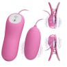 PINCE ÉPILER AVEC VIBRATION ET ÉLECTROCHOC ROSE