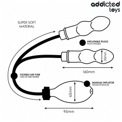 PLUG ANAL DOUBLE GONFLABLE MODÈLE 1