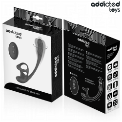 PLUG ANAL AVEC VIBRATION, ONDULATION À 360° ET STIMULATEUR DE TESTICULES