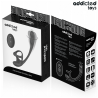 ADDICTED TOYS - PLUG ANAL AVEC VIBRATION, ONDULATION À 360° ET STIMULATEUR DE TESTICULES