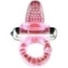 ANNEAU PÉNIS VIBRATEUR ROSE SWEET ABS 10 RYTHMES