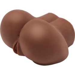 MASTURBATEUR RÉALISTE BIG ASS AVEC VIBRATEUR MARRON