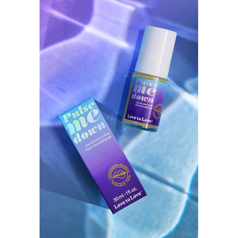 Gel stimulant pénis Pulse Me Down 30ml - Love To Love Gel stimulant pénis Pulse Me Down 30ml - Love To Love