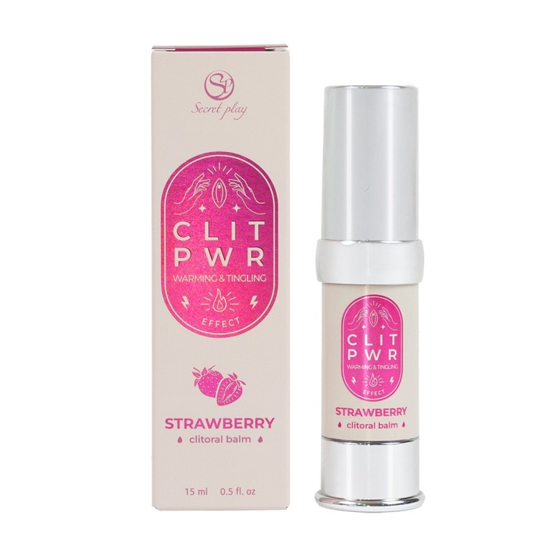 Baume pour clitoris Clit Pwr Fraise Baume pour clitoris Clit Pwr Fraise