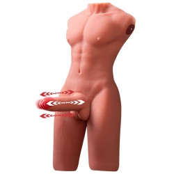 JASON DEMI-CORPS TORSE HOMME RÉALISTE VIBRANT 55 CM