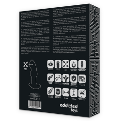 ADDICTED TOYS - PRISE TÉLÉCOMMANDE ANAL P-SPOT NOIR