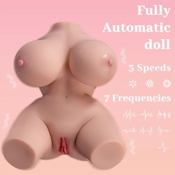 XISE - FRIEDA TORSE FÉMININ RÉALISTE AVEC VIBRATION 36 CM