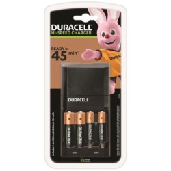 DURACELL - CHARGEUR 45MIN. + 2xAA 1700mAh + 2xAAA 750mAh