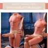 XISE - JASON DEMI-CORPS TORSE HOMME RÉALISTE AVEC POUSSÉES ET VIBRATIONS 55 CM