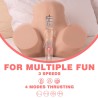 DANAE - Masturbateur vaginal réaliste avec vibrant multi-positions DANAE - Masturbateur vaginal réaliste avec vibrant multi-positions