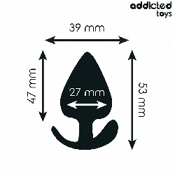 ADDICTED TOYS - PLUG ANAL TAILLE S 5,3 CM
