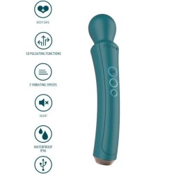 VIBROMASSEUR WAND COURBE VERT