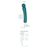VIBROMASSEUR WAND COURBE VERT VIBROMASSEUR WAND COURBE VERT
