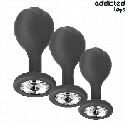 LOT DE 3 PLUG ANAL AVEC BIJOU