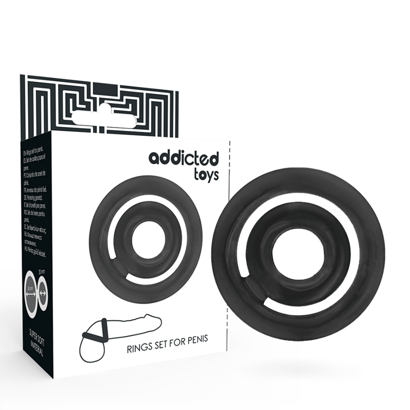 ADDICTED TOYS - POTENZ- C-RING PÉNIS NOIR ADDICTED TOYS - POTENZ- C-RING PÉNIS NOIR