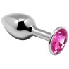ALIVE - MINI PLUG DE PLAISIR ANAL MÉTAL NOIR TAILLE S