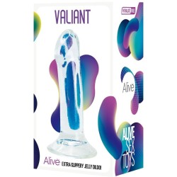 VALIANT PÉNIS RÉALISTE TRANSPARENT 16 CM