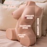 XISE - DANIA TORSE RÉALISTE À VIBRATIONS FÉMININES 52 CM