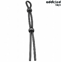 CORDE EN SILICONE POUR LE PÉNIS À DOUBLE BOUCLE