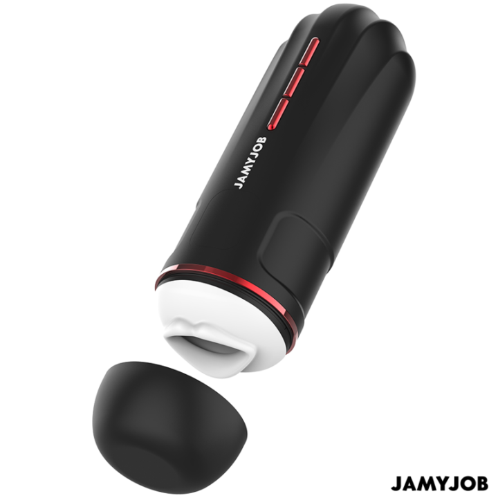 JAMYJOB - MASTURBATEUR BUCCAL AUTOMATIQUE MEGABITE 5 MODES DONDES STIMULANTES ET DE VIBRATIONS