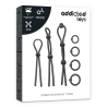 ENSEMBLE D'ANNEAU PÉNIAL FLEXIBLE EN SILICONE 7 PIÈCES ENSEMBLE D'ANNEAU PÉNIAL FLEXIBLE EN SILICONE 7 PIÈCES