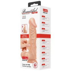 BELLE RENCONTRE BURAQ GODE RÉALISTE FLEXIBLE 24 CM NATUREL