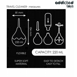 PORE DE LAVEMENT ANAL DE VOYAGE TAILLE L 220 ML
