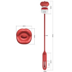 ALYSS MASTURBATEUR BOUCHE ROUGE
