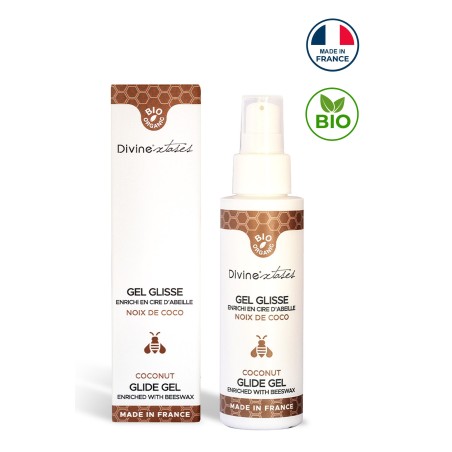 Gel lubrifiant bio arômatisé 100ml - Divines Xtases
