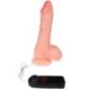GODE BITE RÉALISTE AVEC VIBRATION 21.6 CM