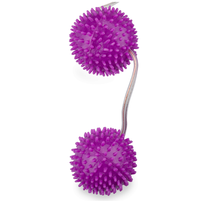 BAILE - BALLES TEXTURÉES ROSE PROFONDEMENT PLAISIR 3.6 CM