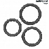 LOT D'ANNEAUX PLATS EN SILICONE