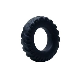 COCKRING TITAN NOIR VERT 2 CM