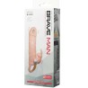 COUVERCLE DE PÉNIS BRAVE MAN AVEC CHAIR DE LAPIN ET DOUBLE MOTEUR 16.5 CM