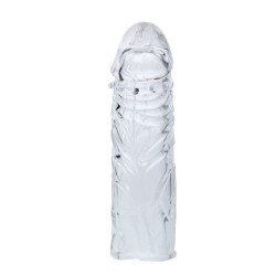 COUVERCLE DE PÉNIS EN SILICONE TRANSPARENT 13 CM
