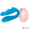 WATCHME VIBROMASSEUR DOUBLE TECHNOLOGIE INDIGO / ROSE WATCHME VIBROMASSEUR DOUBLE TECHNOLOGIE INDIGO / ROSE