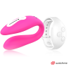 WATCHME VIBROMASSEUR DOUBLE TECHNOLOGIE FUCHSIA / NEIGE WATCHME VIBROMASSEUR DOUBLE TECHNOLOGIE FUCHSIA / NEIGE