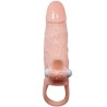 COUVRE-PÉNIS BRAVE MAN AVEC CHAIR DE STIMULATION CLIT ET ANAL 16.5 CM