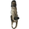 COUVRE-PÉNIS BRAVE MAN AVEC STIMULATION CLITO ET ANAL DOUBLE BULLET NOIR 16.5 CM