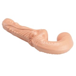 EMMA STRAP-ON TEXTURÉ À DOUBLE PÉNÉTRATION