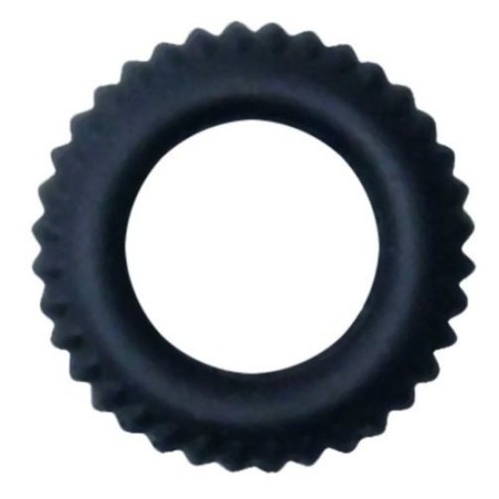COCKRING TITAN NOIR 1.9 CM
