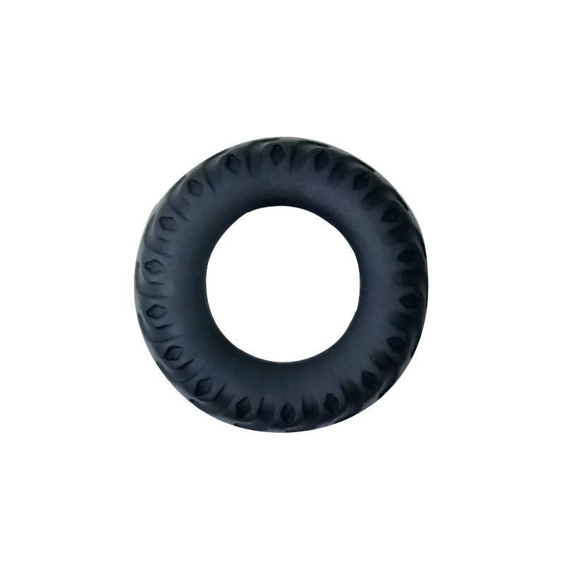 COCKRING TITAN NOIR VERT 2 CM